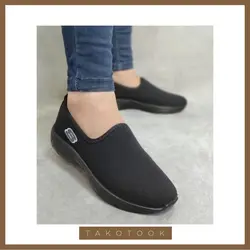 کفش اسپرت ، کتانی زنانه و مردانه مدل skz اسکیچرز رویه کتان زیره پیو تزریق سایز 37 تا 45 با ارسال رایگان محصول تکوتوک