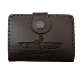 3عدد کیف پول و جاکارتی طرح فروهر سه رنگ مشکی قهوه ای و عسلی چرم مصنوعی درجه یک ارسال رایگان محصول تکوتوک مشهد کد t wallet