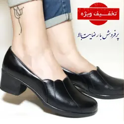 کفش طبی زنانه پاشنه دار کد TsZHL مدل خورشیدی رویه چرم بیاله سایز37 تا 40 با ارسال رایگان محصول تکوتوک - لطفاً سایز رو از قسمت پایین عنوان دقیق انتخاب کنید و از تخفیف تکسایزها استفاده کنید