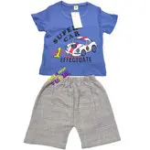 تیشرت شلوارک بچگانه نخی