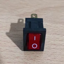 کلید تک پل کوچک چراغ دار