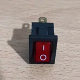 کلید تک پل کوچک چراغ دار