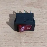 کلید تک پل کوچک چراغ دار