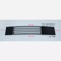 شیشه بخاری گازی فوکا خم 14.5 * 78