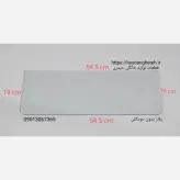 شیشه بخاری گازی مشهد دوام شومینه 23 * 44