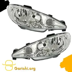 خرید چراغ جلو 206 کروز crouse جفت - فروشگاه گاریچی