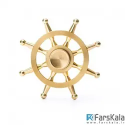 اسپینر فلزی طرح سکان کشتی Fidget Spinner Ship Wheel