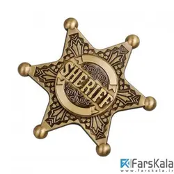 اسپینر فلزی شش پره‌ ای Fidget Spinner Sheriff