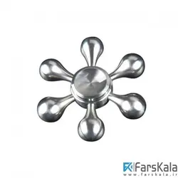 اسپینر فلزی شش پره ای طرح سکان Fidget Spinner Rudder