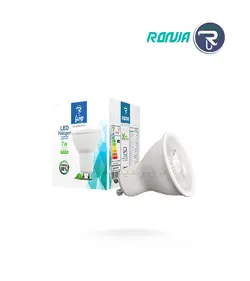 لامپ هالوژن 7وات (GU10) رونیا آفتابی