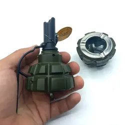 ست زیر سیگاری و فندک اتمی نارنجکی کد 07