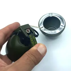 ست زیر سیگاری و فندک اتمی نارنجکی کد 10