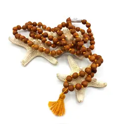 تسبیح معطر چوب صندل مدل شناسنامه دار 10 میل