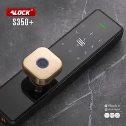 قفل اثر انگشتی دیجیتال آنلاین ALOCK مدل S350+ Gold • فروشگاه اینترنتی آلمان قفل
