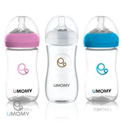 شیشه شیر دهانه عریض 330میلی یومامی