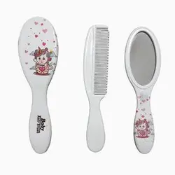 ست شانه و برس و آینه چیکو طرح یونیکورن