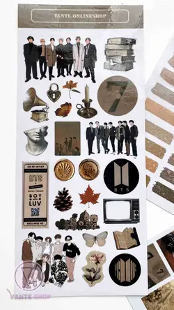 پک استیکر کلاسیک Bts |