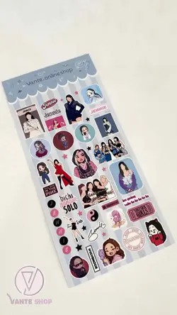 استیکر بُرش خورده بلک پینک جنی |