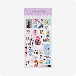 استیکر بُرش خورده بلک پینک لیسا |