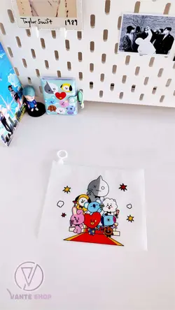 پوشه زیپ دار bt21 کد102 |