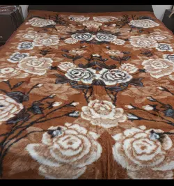 پتوی مینک دونفره طرح تابان یزد