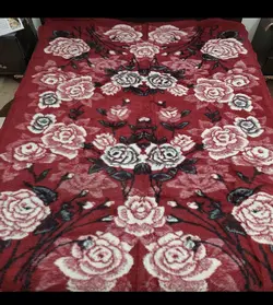 پتوی مینک..دونفره طرح تابان یزد