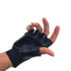 دستکش بدنسازی مدل نیم انگشت چرمی کد 1015