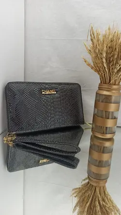 کیف پول پیتون،کیف پول،کیف پول پوست ماری،ازتولید به مصرف