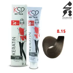 رنگ مو کی اس دی شماره 8.15 حجم 100 میلی لیتر رنگ شنی ماسه ای