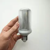 لامپ ال ای دی 4 وات نمانور مدل شعله آتش طرح مشعل پایه E27