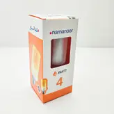 لامپ ال ای دی 4 وات نمانور مدل شعله آتش طرح مشعل پایه E27