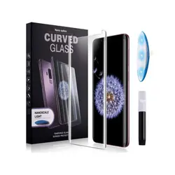 گلس شیشه ای UV سامسونگ (سری S و Note) - خرید گوشی موبایل، لوازم جانبی و تعمیرات پاز‌موبایل