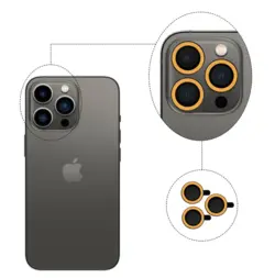 محافظ دوربین رینگی شبرنگ - Iphone 13 promax - خرید گوشی موبایل، لوازم جانبی و تعمیرات پاز‌موبایل
