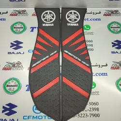 کف پایی موتور سیکلت طرح ایروکس مشکی قرمز اتاق جدید ( دست )