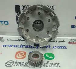 دیسک کلاچ کامل موتور سیکلت کاواساکی GTO اصلی استوک سالم ( دست )