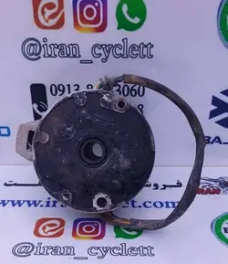 وزنه ( فلکه ) آهنربا برق موتور سیکلت کاواساکی با دستگاه برق اصلی استوک سالم