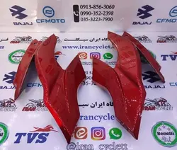 کاور بغل بلوری چراغ موتور سیکلت آپاچی 150/160/180قرمز اصلی (دست)