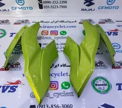 کاور بغل بلوری چراغ موتور سیکلت آپاچی 150/160/180سبز اصلی ( دست )