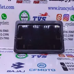 قاب پلاک انواع موتور سیکلت 3 تیکه طلق دار دودی ( بازشو دو تیکه از رو )