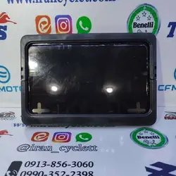 قاب پلاک انواع موتور سیکلت 3 تیکه طلق دار دودی شرکت تیزرو ( بازشو دوتیکه از رو)