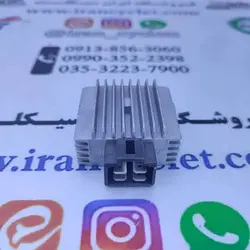شارژکن موتور سیکلت طح ویو 4 فیش نقره ای
