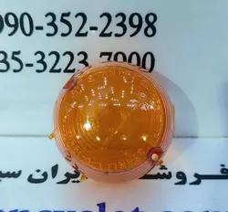 شیشه راهنما گرد انواع موتور سیکلت هندا سی جی و یاماها نارنجی ( عدد )