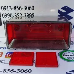 شیشه خطر عقب موتور سیکلت کاواساکی GTO قاب استیل