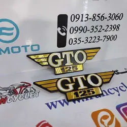 مارک قاب بغل موتور سیکلت کاواساکی GTO فلزی (هردست)