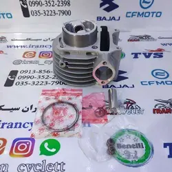 سیلندر و پیستون موتور سیكلت طرح كلیك