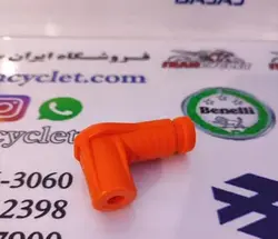 سر شمع انواع موتور سیکلت رنگی ( نارنجی )