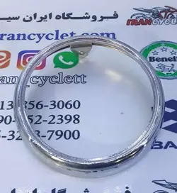 زه استیل دور چراغ جلو موتور یاماها 100