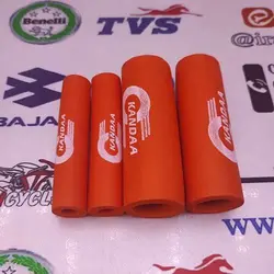 روکش ابری 4دتیکه ( عرق گیر ) سر دسته انواع موتور سیکلت نارنجی ( دست )