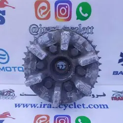 چهار شاخ توپی عقب کامل با چرخ زنجیر موتور سیکلت کاواساکی استوک سالم