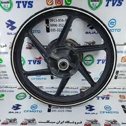 چرخ عقب کامل موتور سیکلت آپاچی 150/160/180 اصلی استوک